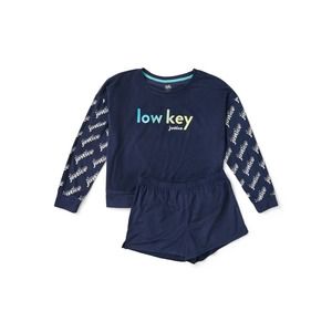 Justice Girls Cozy Fleece 2-piece Pajama Set, Size: L (12/14)